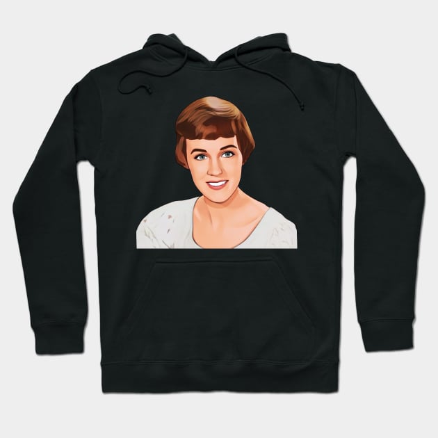 Maria Von Trapp Cartoon Hoodie by baranskini